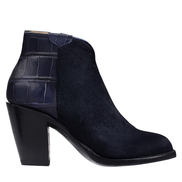 Lucchese Real Alligator / Calfhair Ankle Bootie - NIB - Picture 2 of 4